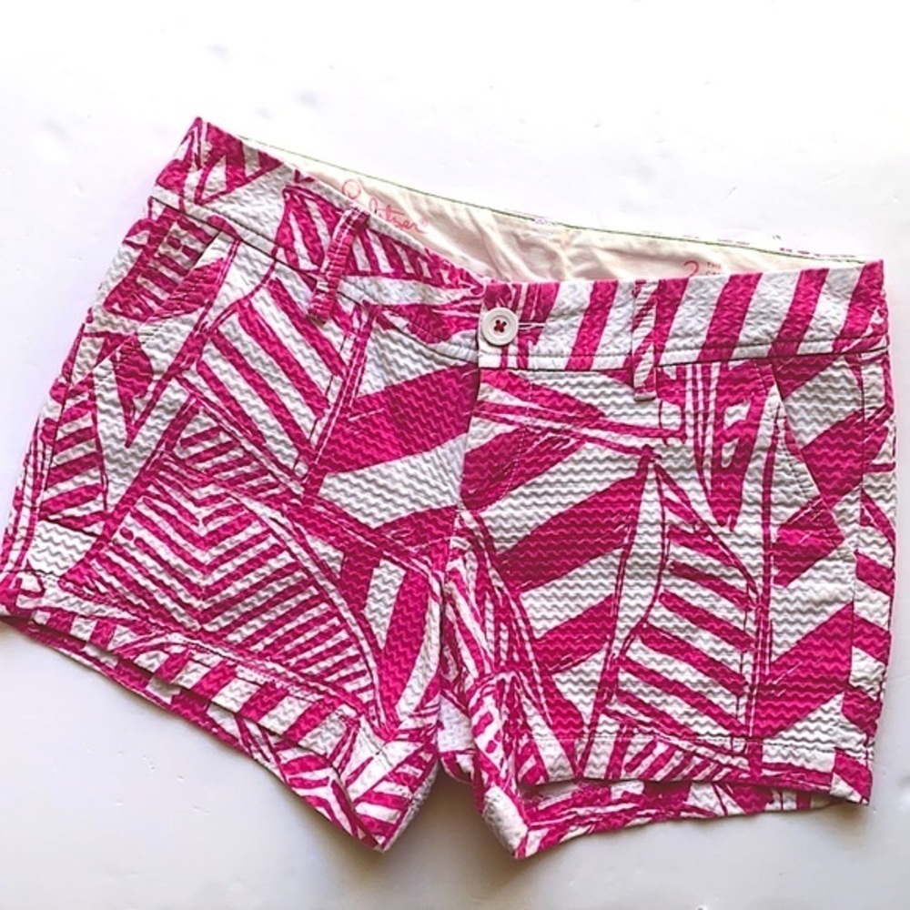 Lilly Pulitzer Pink Callahan The Walsh Shorts  Size 2